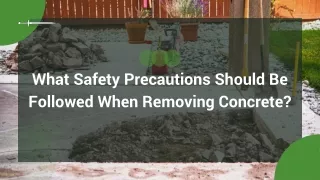what safety precautions should be followed when