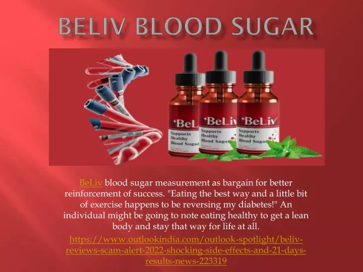 beliv blood sugar measurement as bargain