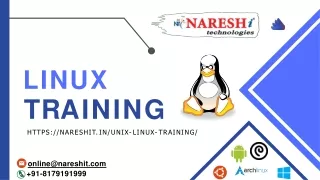 Best Linux Training Institute in Hyderabad | Linux Training in Naresh IT