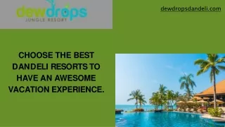 _Choose the Best Dandeli Resorts to have an awesome vacation experience.