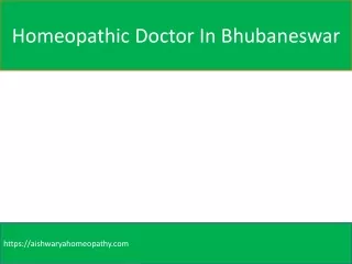 Best Homeopathic Doctor In Odisha