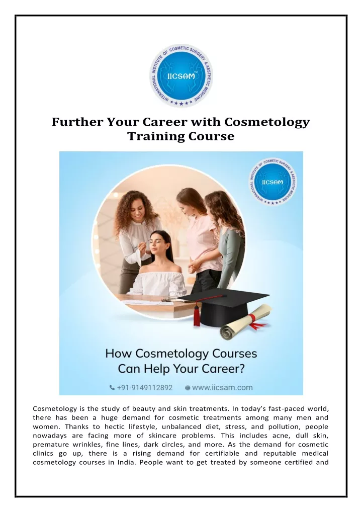 further your career with cosmetology training