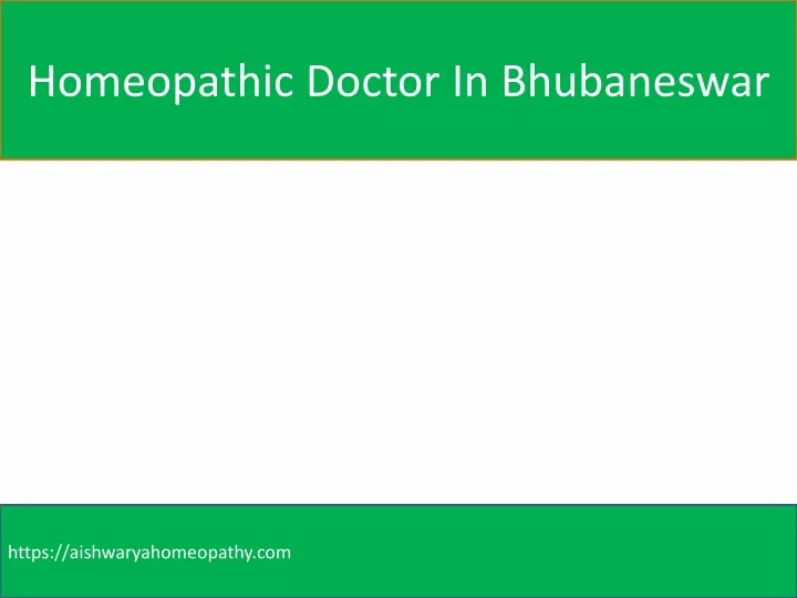 homeopathic doctor in bhubaneswar