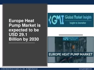 Europe Heat Pump Market Top Trends, Future Analysis & Forecast 2022-2030
