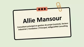 Allie Mansour - Expert métier dédié - Canada