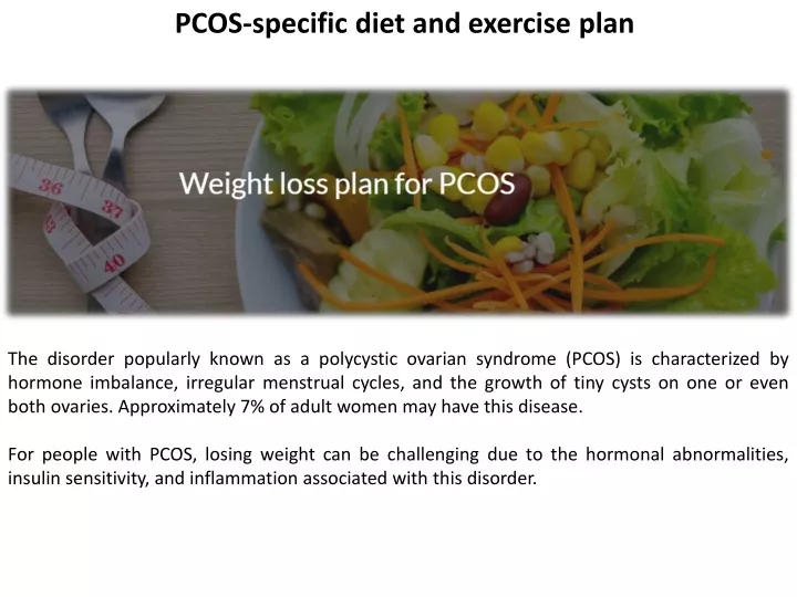 pcos specific diet and exercise plan