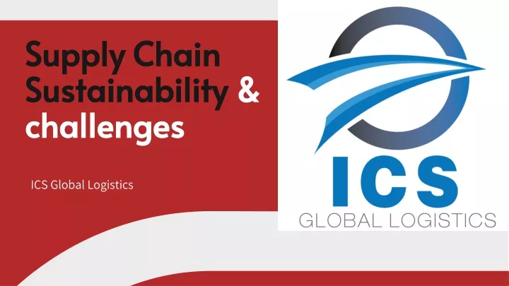 supply chain sustainability challenges