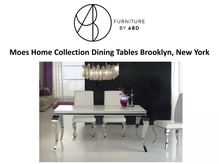 moes home collection dining tables brooklyn