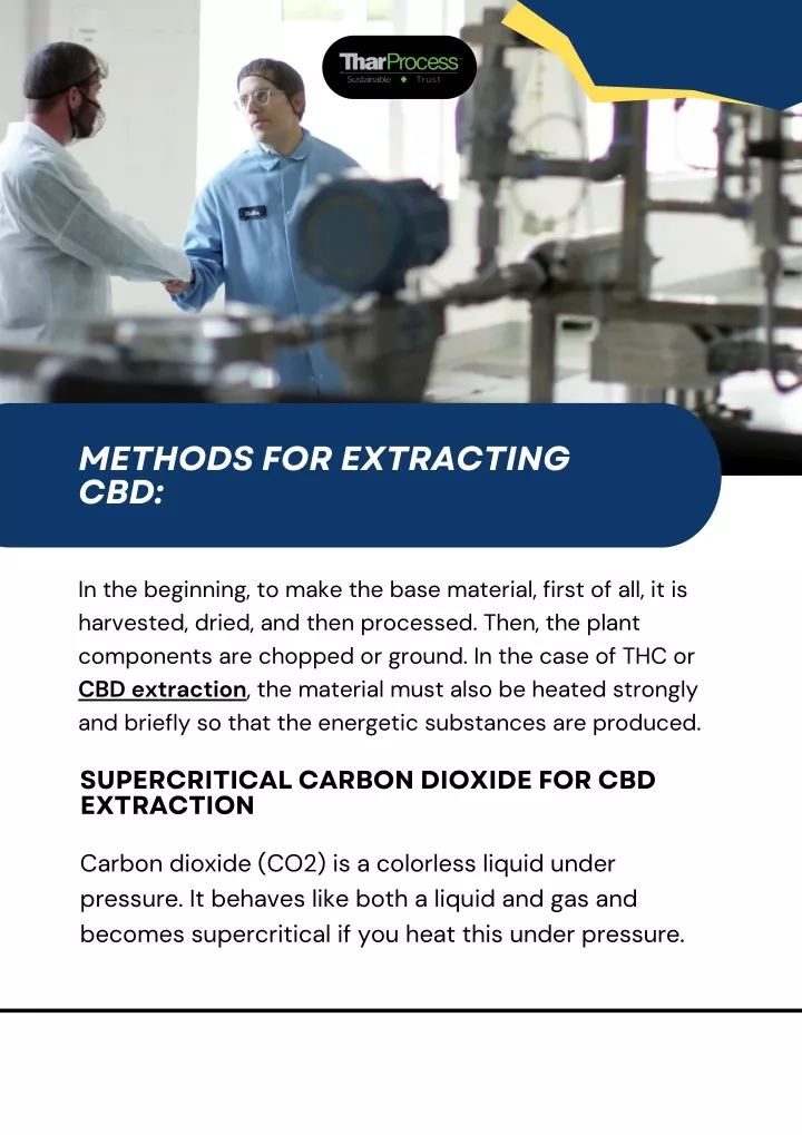 methods for extracting cbd