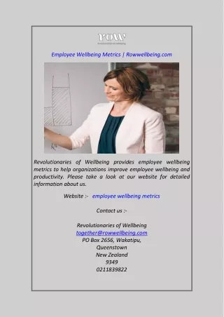employee wellbeing metrics rowwellbeing com