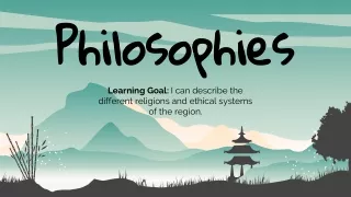 philosophies
