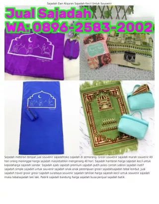 Ô89Ꮾ·258౩·2ÔÔ2 (WA) Sajadah Tebal Sajadah Polyester