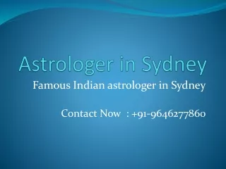 Astrologer in Sydney