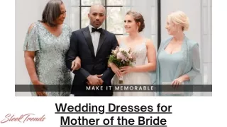 Wedding Dresses for Mother of the Bride