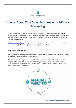 How to Boost Your Small Business with Affiliate Marketing