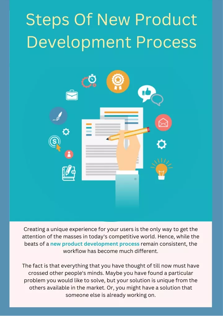 steps of new product development process