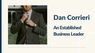 Dan Corrieri - An Established Business Leader