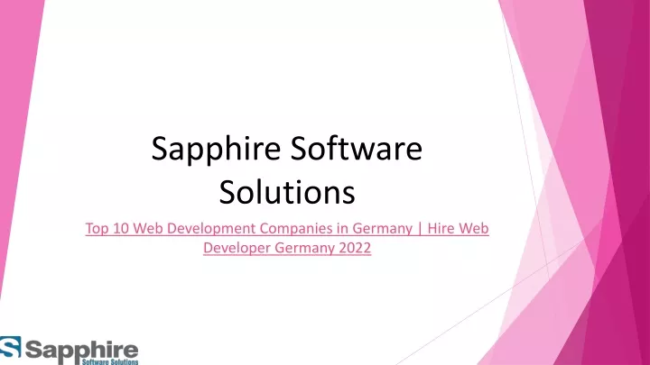 sapphire software solutions