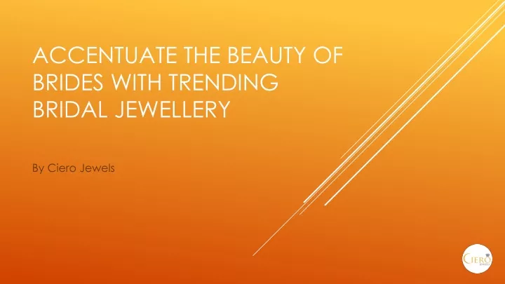 accentuate the beauty of brides with trending bridal jewellery