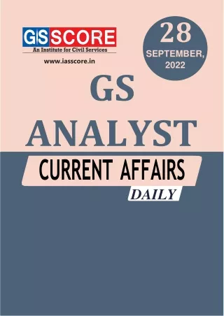 DAILY CURRENT AFFAIRS-28 SEPTEMBER