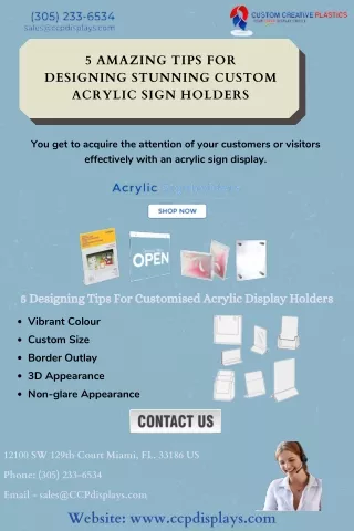 5 amazing tips for designing stunning custom