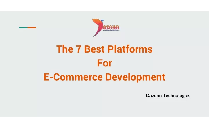 the 7 best platforms for e commerce development