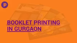 Premium Booklet Printing In Gurgaon | Unparalleled Print Quality & Designs | Pri