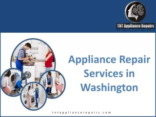 Appliance Repair Services in Washington