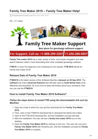 familytreemakersupport.com-Family Tree Maker 2019  Family Tree Maker Help