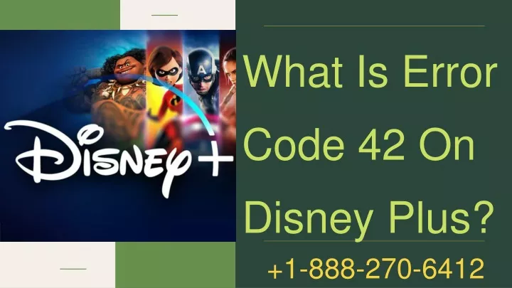 what is error code 42 on disney plus