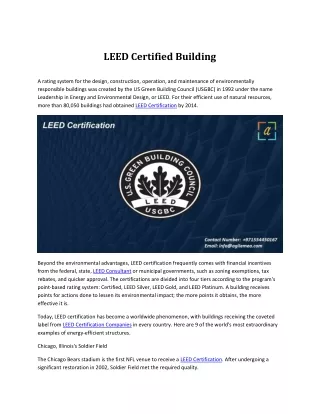 leed certified building