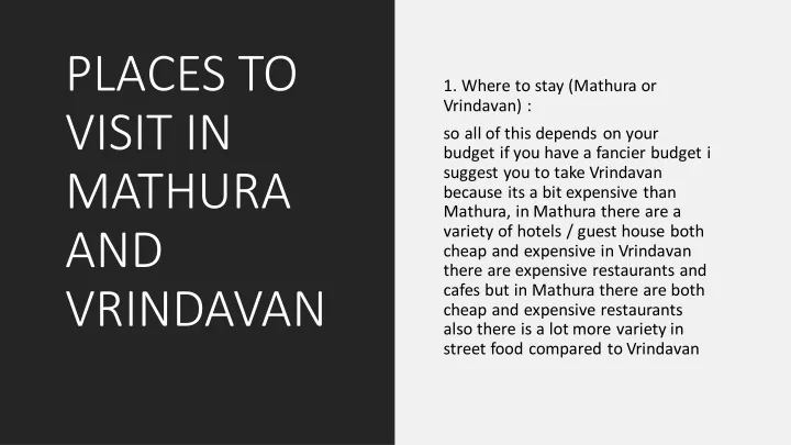 places to visit in mathura and vrindavan