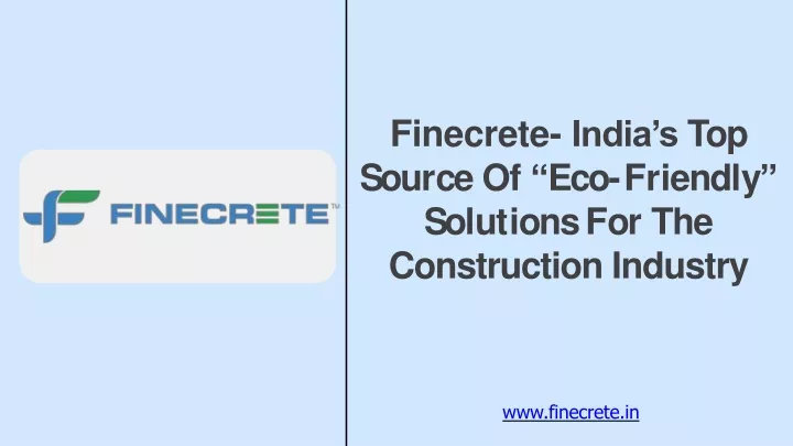 finecrete india