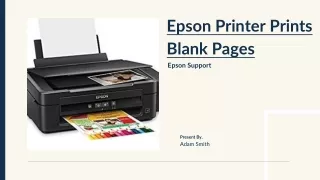 epson printer prints blank pages