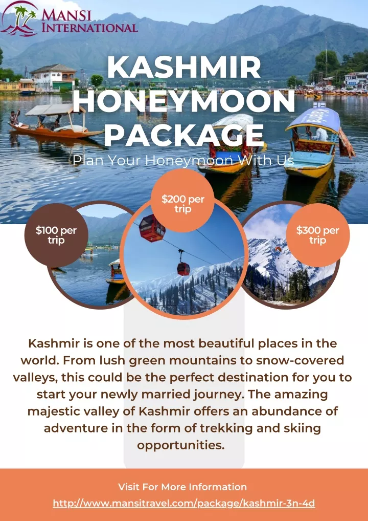 plan your honeymoon with us