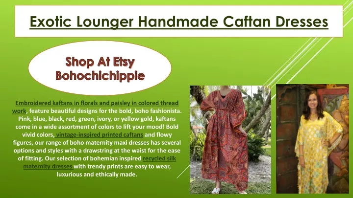 exotic lounger handmade caftan dresses