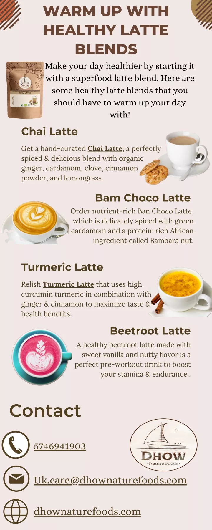 warm up with healthy latte blends make your