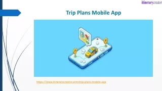 trip plans mobile app