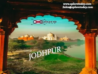 Xplore Jodhpur Itinerary