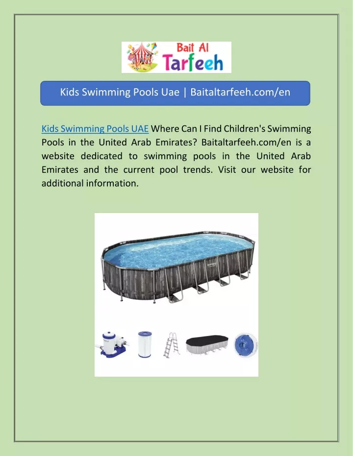 kids swimming pools uae baitaltarfeeh com en