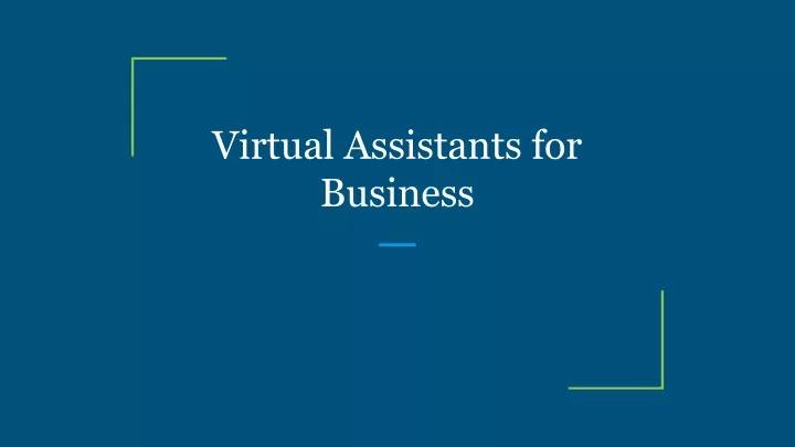 virtual assistants for business
