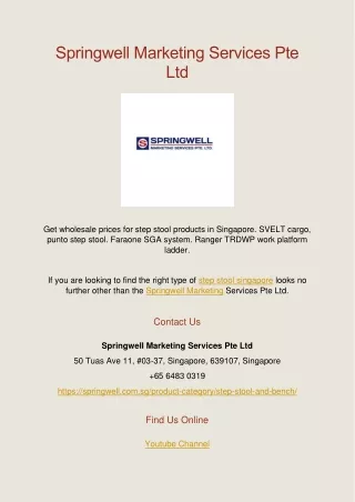Springwell Marketing Services Pte Ltd