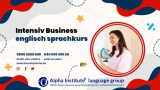 Intensiv business englisch sprachkurs - Alpha Institute