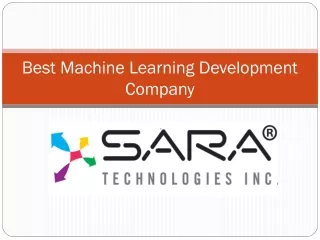 Best Machine Learning Development Company