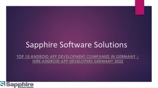 sapphire software solutions