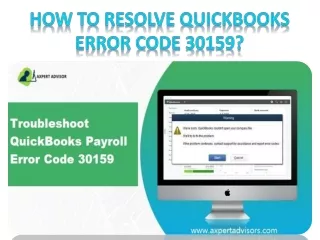 how to resolve quickbooks error code 30159