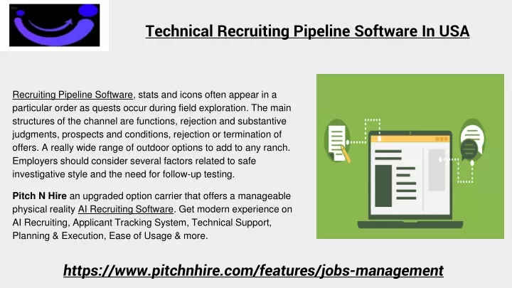 technical recruiting pipeline software in usa