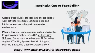 Imaginative Careers Page Builder