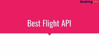 best flight api