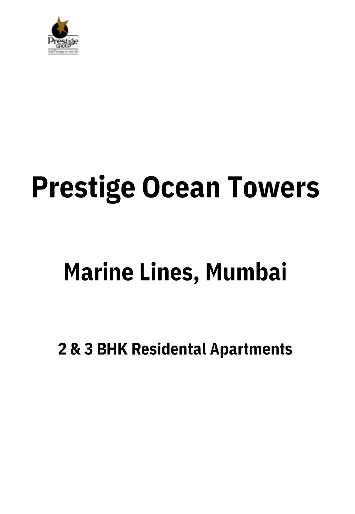 prestige ocean towers